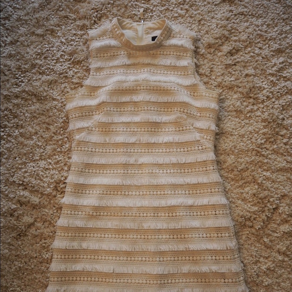 J. Crew White Lace Dress | Petite 00P